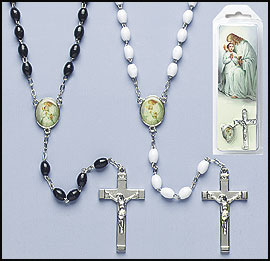 First Communion Rosary in Snap Pack